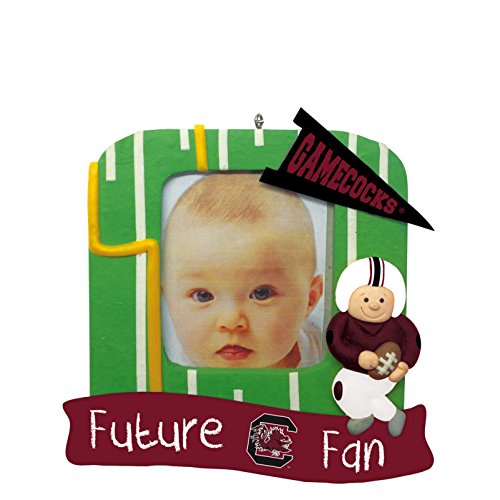 South Carolina Gamecocks Official NCAA 5 inch x 5 inch Future Fan Photo Frame Christmas Ornament by Evergreen 167591