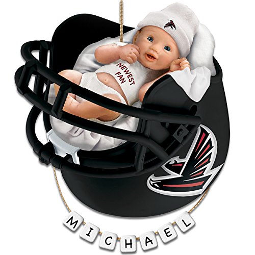 Atlanta Falcons Personalized Baby’s First Christmas Ornament by The Bradford Exchange