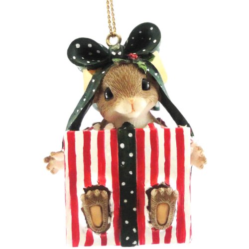 Charming Tails Ornament – Package Full of Cheer