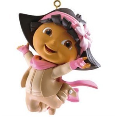 Carlton American Greetings Ornament 2011 Dora the Explorer in Snow Suit and Pink Scarf – #AG0R-110Z