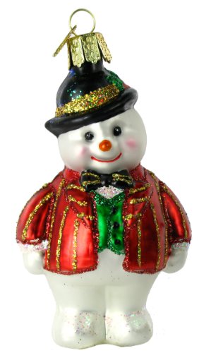 Old World Christmas Dapper Snowman Ornament