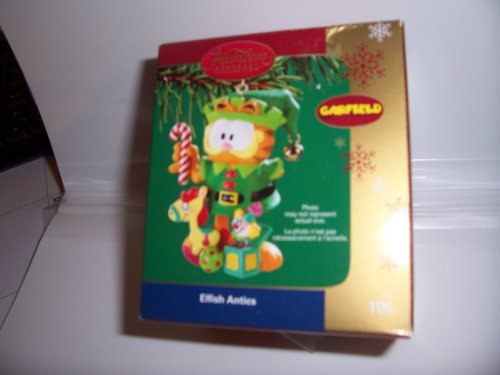 Carlton Cards Garfield “Elfish Antics” Christmas Ornament