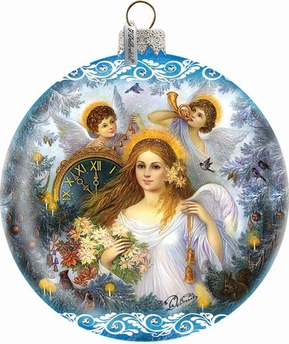 G. Debrekht Limited Edition Christmas Angel Ornament, 5-1/2″