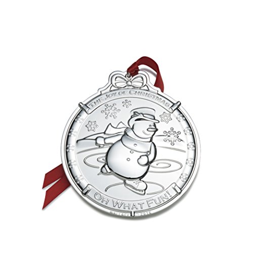 Wallace 2016 Silver Plated Snowman Ornament, 5th Edition