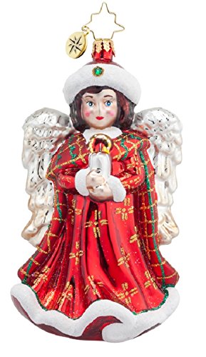 Christopher Radko Glass Blessed Season Angel Christmas Ornament #1017607
