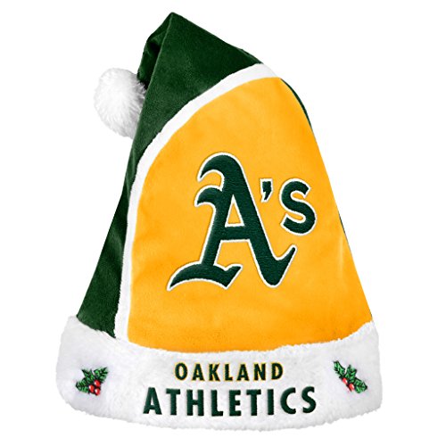 Forever Collectibles – MLB 2015 Santa Hat, Oakland Athletics