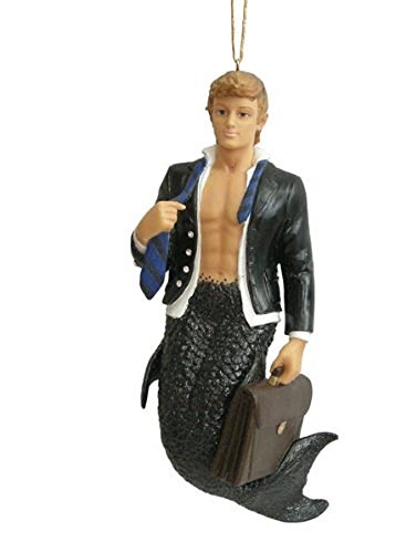 December Diamonds Discontinued Legal Briefs LAWYER Merman Ornament! Valuable For Collector