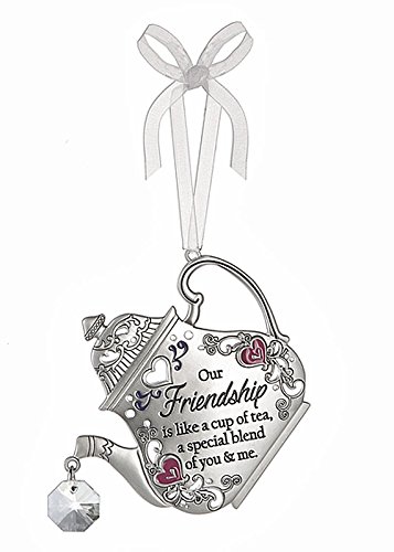 Our Friendship is Like a Cup of Tea Teapot Ornament – By Ganz