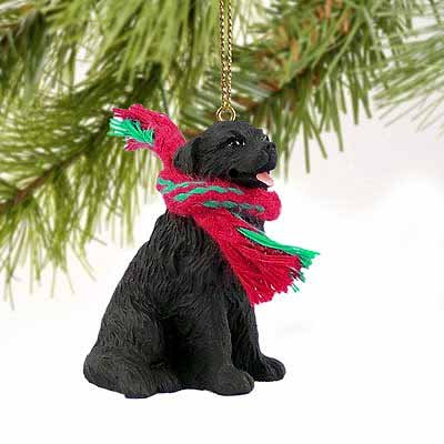 1 X Newfoundland Miniature Dog Ornament