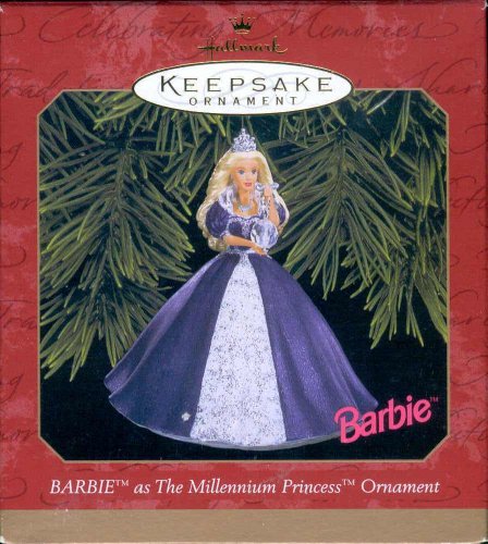 Millennium Princess Barbie Doll By Mattel With Keepsake Ornament
