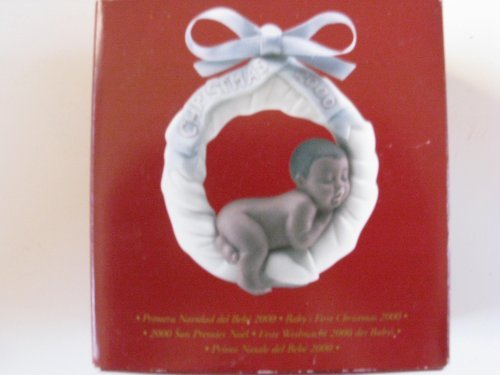 Lladro Baby’s First Christmas Dated 2000 Ornament
