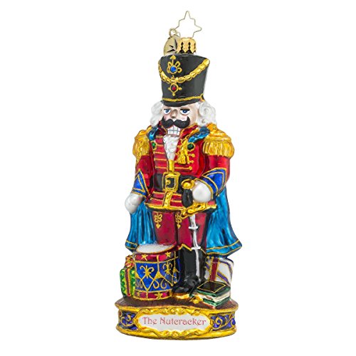 Christopher Radko Leader of the Soldiers Glass Christmas Ornament – Nutcracker Series – New for 2016 – 7″h.