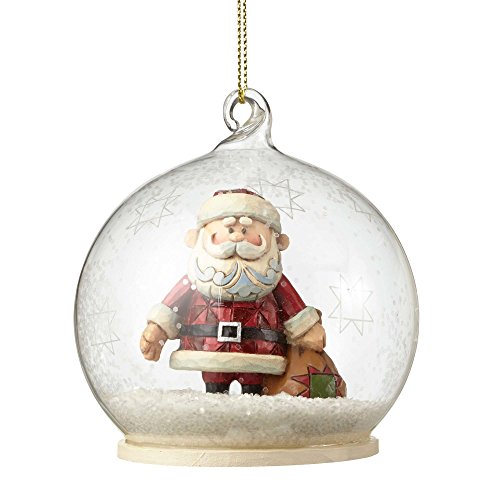 Rudolph Traditions by Jim Shore, Santa Dome Ornament