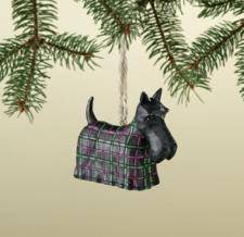 Jim Shore Scottie Dog Hanging Ornament 4008107
