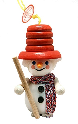 Snowman Steinbach German Wood Christmas Tree Ornament Handcrafted in Germany