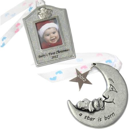Gloria Duchin 2pc Baby Ornament Gift Set WLM