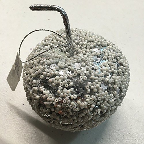 Holiday Lane silver apple ornament