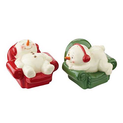 Department 56 Snowpinions Two Recliners Salt and Pepper Ornament