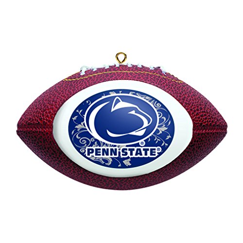 NCAA Penn State Nittany Lions Replica Football Ornament, 4.25″, Brown