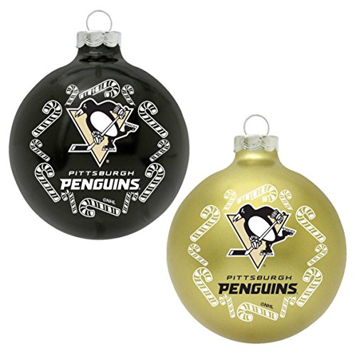 NHL Pittsburgh Penguins Home and Away Ornament Set