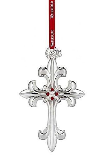 Waterford 2016 Silver Annual Cross Ornament