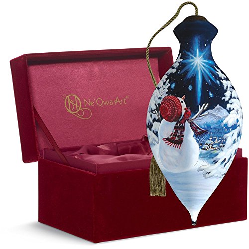 Ne’Qwa Art Christmas Gift, Dona Gelsinger Upon A midnight Clear, Glass 7161104