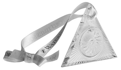 Waterford Crystal 2004 Times Square Collection Hope for Wisdom Disk Ornament