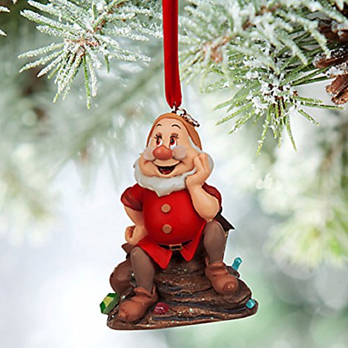 Disney Store Doc Sketchbook Ornament Snow White Dwarfs New for 2015