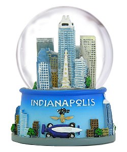 Indianapolis Snow Globe Souvenir from Indianapolis Snow Globes Store