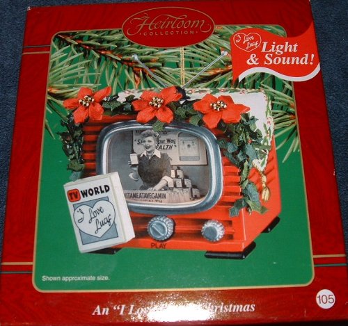 An “I Love Lucy” Christmas Ornament Lights & Sound
