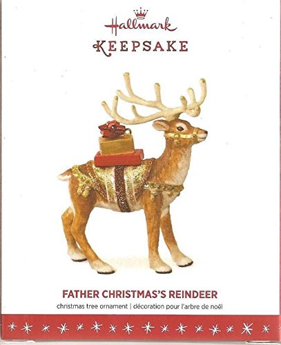 Hallmark Keepsake Father Christmas’s Reindeer Limited Release Ornament QXE3141