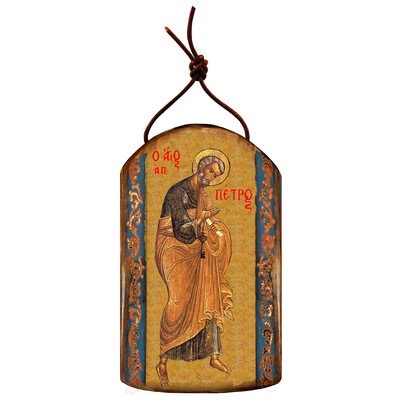 G. Debrekht Saint Peter Icon Wooden Ornament