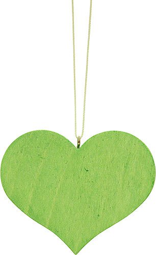 Tree ornaments Tree ornament heart green – 5,7×4,5cm / 2.2×1.8inch – Christian Ulbricht