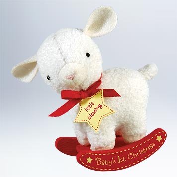 Hallmark 2011 Baby’s First Christmas Plush Lamb Keepsake Ornament by Hallmark Keepsakes