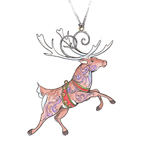 Jim Shore Heartwood Creek, H/O Flying Reindeer