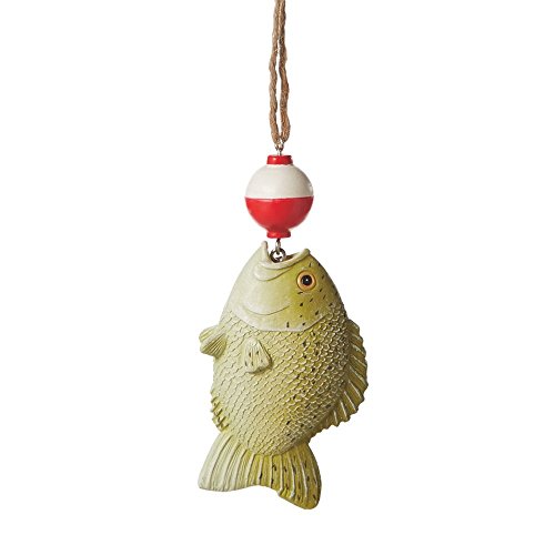4.25″ Green Bass Fish Lure and Bobber Fisherman Tackle Christmas Ornament
