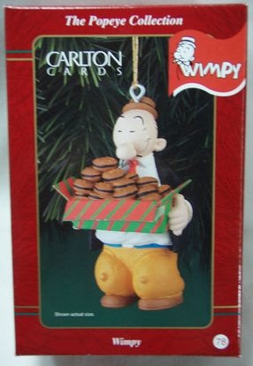 Carlton Cards the Popeye Collection Wimpy Ornament