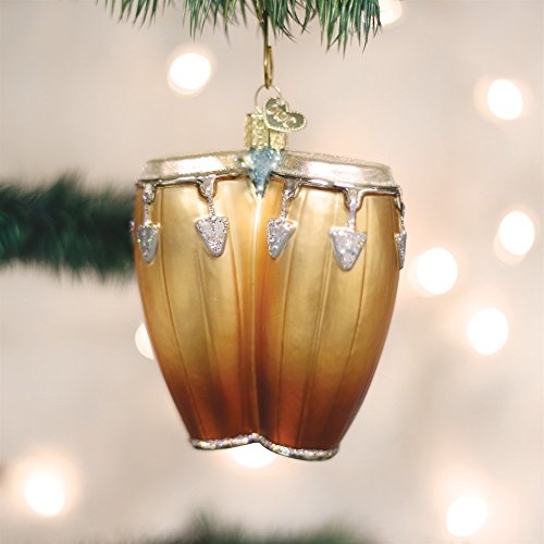 Old World Christmas Conga Drums Glass Blown Ornament