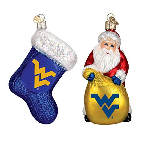 Limited Edition: WVU Mountaineer Christmas Ornaments (Set of 2)