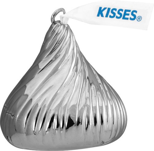 Carlton Heirloom Ornament 2012 Hershey’s Kisses – Metal Bell – Rings – #CXOR051B