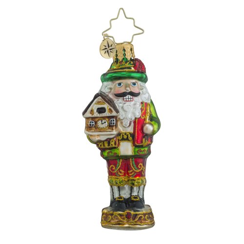 Christopher Radko Bavarian Cracker Little Gem Nutcracker Christmas Ornament