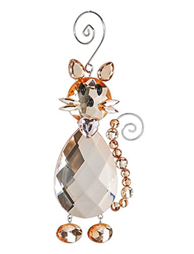 Crystal Expressions Tan Faux Crystal Cat Ornament – By Ganz