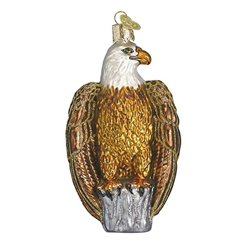 Old World Christmas Bald Eagle Glass Blown Ornament