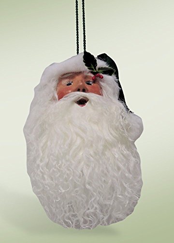 Byers Choice Santa Head Ornament