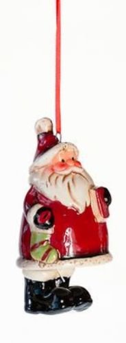 One Hundred 80 Degrees Santa Bell Ornament, Choice of Styles (stocking)