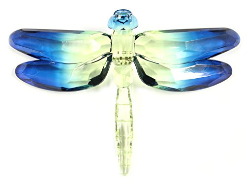 Crystal Expressions Acrylic 4×6 Inch Dragonfly Ornament/ Sun-Catcher (Blue)