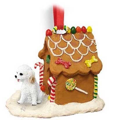Cockapoo Gingerbread House Christmas Ornament White – DELIGHTFUL!
