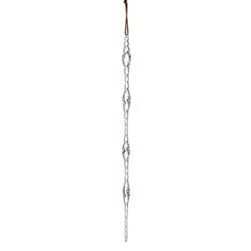 Sage & Co. XAO19632CL Glass Joint Icicle Ornament (4 Pack)