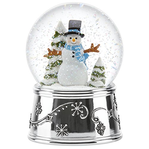 Reed & Barton Snowflurries Snowman Small Snowglobe