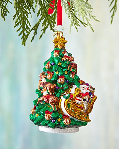 Christopher Radko Wrappin’ Around Glass Christmas Ornament 2014